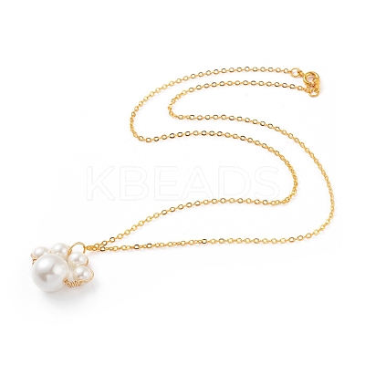 Pendant Necklaces NJEW-JN02598-01-1