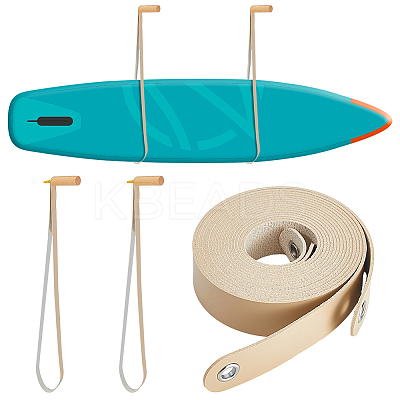 2 Bags Imitation Leather Surf Board Rack AJEW-OC0014-54-1
