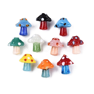 Handmade Bumpy Lampwork Beads LAMP-N042-13-1