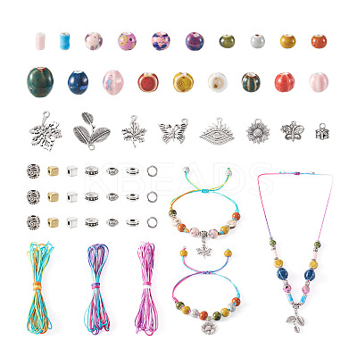 DIY Braided Bracelet Making Kit DIY-TA0003-91-1