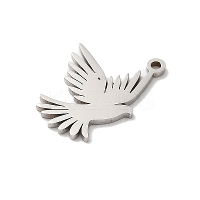 Non-Tarnish 5Pcs 201 Stainless Steel Pendants STAS-Z068-05P-1