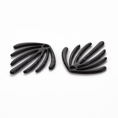 Spray Painted Alloy Pendants PALLOY-Q433-029I-RS-1