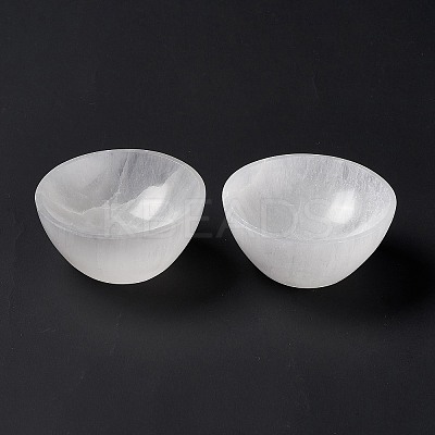 Natural Selenite Charging Bowl for Cleansing AJEW-E051-01A-1