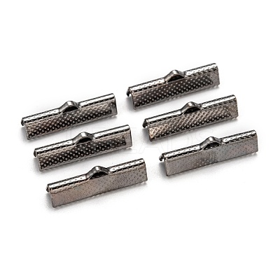 Iron Ribbon Crimp Ends E182Y-B-1