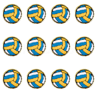 Polyester Iron on/Sew On Patches PATC-WH20005-16A-1