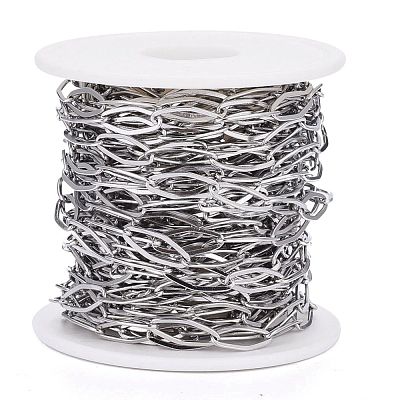 Tarnish Resistant 304 Stainless Steel Cable Chains CHS-P010-01P-1