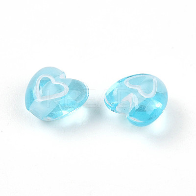 Transparent Acrylic Beads TACR-TAC0010-01E-1