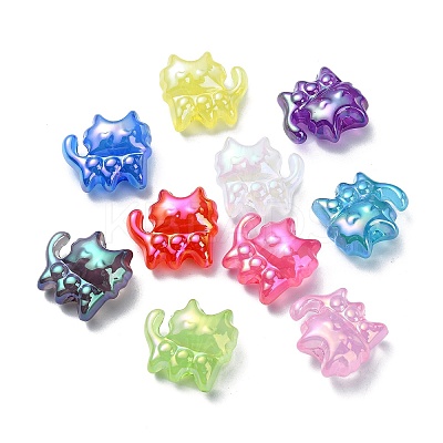 Imitation Jelly Acrylic Beads OACR-E033-17-1