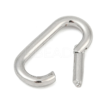 Brass Spring Gate Rings KK-S527-01P-B-1
