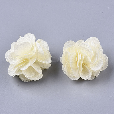 Polyester Fabric Flowers FIND-R076-02Q-1-1