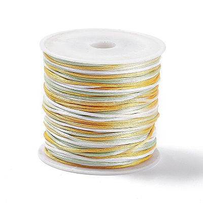 Segment Dyed Nylon Rattail Satin Cords NWIR-A008-01J-1