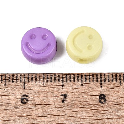 Opaque Acrylic Beads OACR-Q199-12-1