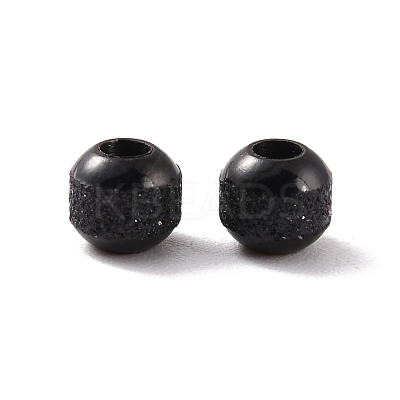 Textured 304 Stainless Steel Beads Ion Plating(IP) STAS-P306-01A-EB-1