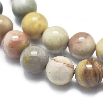 Natura Ocean Jasper Beads Strands G-D0001-07-6mm-1