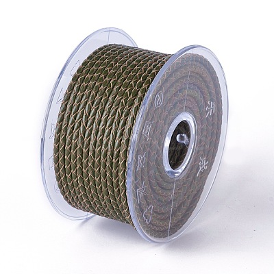 Braided Cowhide Cord WL-I004-5mm-05-1