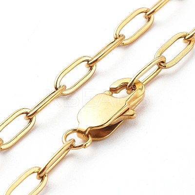 304 Stainless Steel Cable Chain Necklaces NJEW-JN03628-02-1