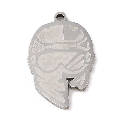 Non-Tarnish 201 Stainless Steel Pendants STAS-C095-17P-1