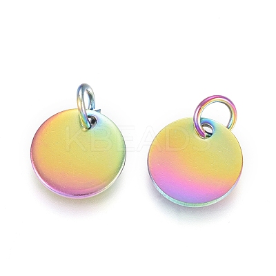 Ion Plating(IP) 304 Stainless Steel Charms EJEW-L238-03C-M-1