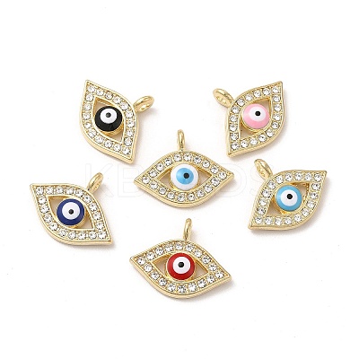 Alloy Enamel Pendants PALLOY-I217-04G-1
