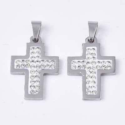201 Stainless Steel Pendants STAS-N089-94P-1