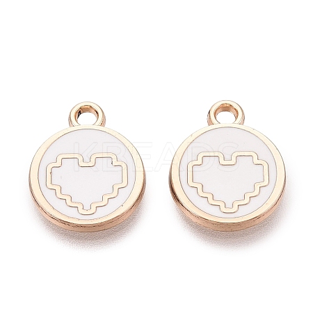 Alloy Enamel Pendants ENAM-Q002-01G-01-1