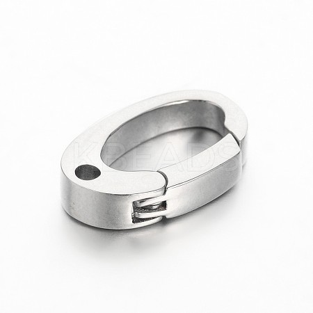 Tarnish Resistant 304 Stainless Steel Keychain Clasp Findings LS-STAS-M197-02-1