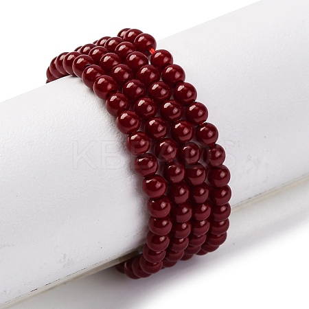Baking Paint Glass Beads GLAA-Z010-01A-1