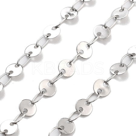Non-Tarnish 304 Stainless Steel Link Chain CHS-H026-05B-P-1