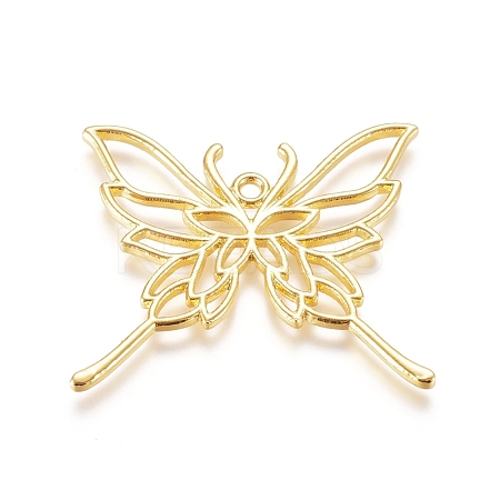 Zinc Alloy Open Back Bezel Pendants PALLOY-E564-56G-1