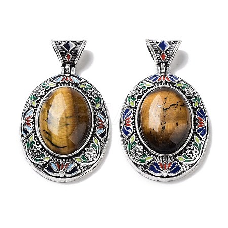 Natural Tiger Eye Pendants FIND-A041-01AS-03-1