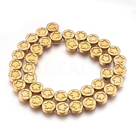 Autumn Theme Non-magnetic Synthetic Hematite Bead Strands G-I208-12-H-1