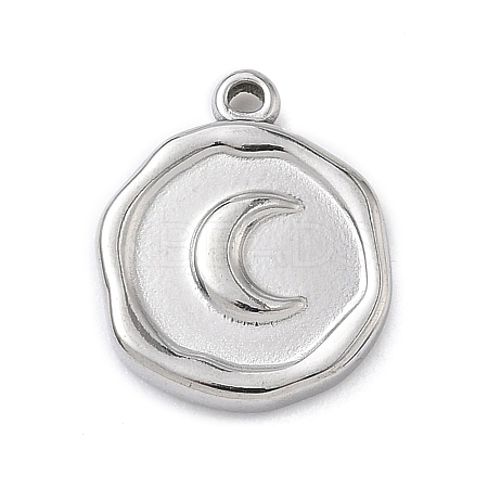 304 Stainless Steel Pendants STAS-K291-12P-01-1
