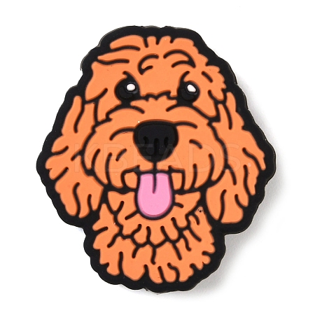 Teddy Dog Food Grade Silicone Focal Beads SIL-Q030-20A-1