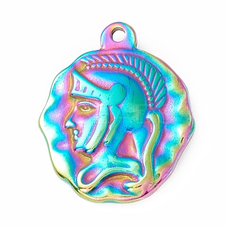 Ion Plating(IP) 304 Stainless Steel Pendants STAS-C049-26M-1