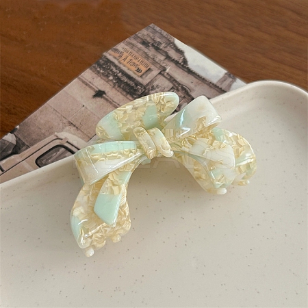 Cellulose Acetate & Iron Claw Hair Clips AJEW-K047-02F-1