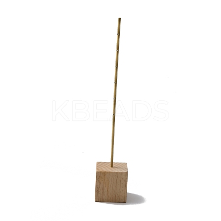 Brss Earring Diaplay Stands EDIS-WH0021-45G-1
