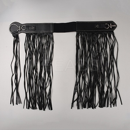 Imitation Leather Elastic Waist Belts AJEW-WH20020-004-1