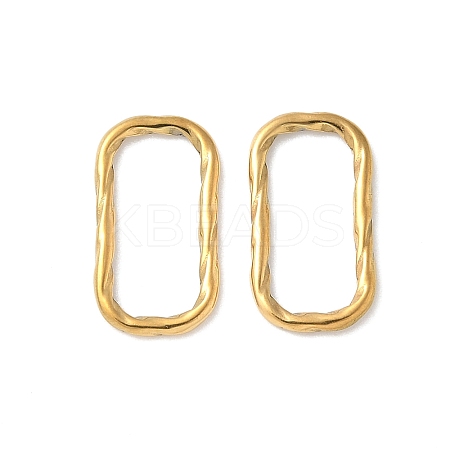 304 Stainless Steel Twisted Linking Rings STAS-L300-006B-G-1