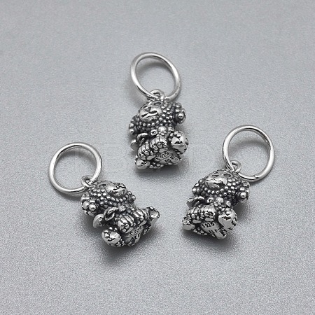 925 Sterling Silver Charms STER-I019-27AS-1