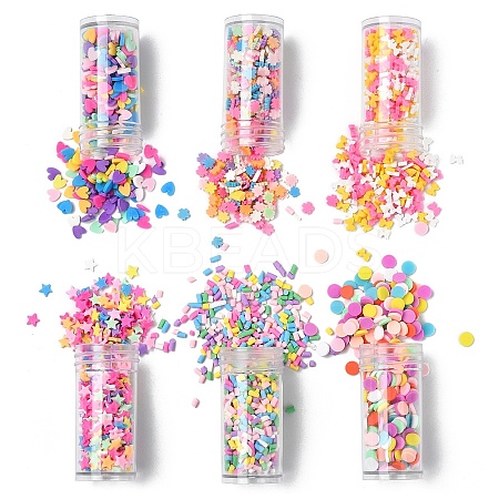 Handmade Polymer Clay Nail Art Decoration Sets CLAY-YW0002-25-1