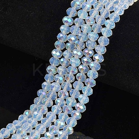 Electroplate Glass Beads Strands LS-EGLA-A034-J1mm-L07-1