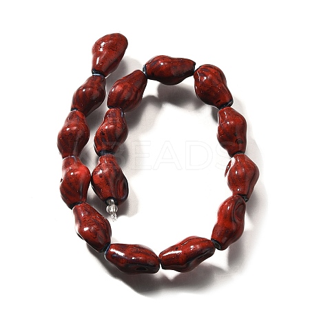 Handmade Porcelain Beads PORC-S002-01B-1