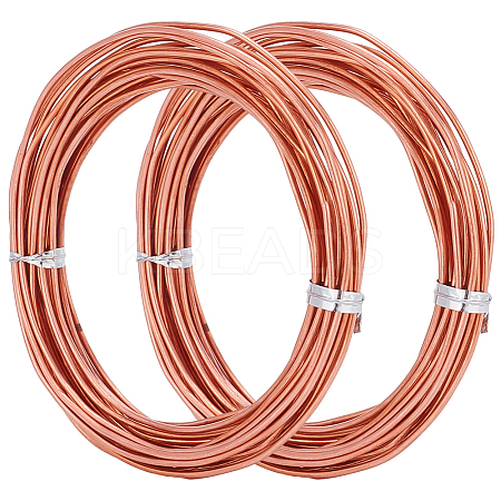 Red Copper Craft Wire LS-CWIR-WH0017-02B-1