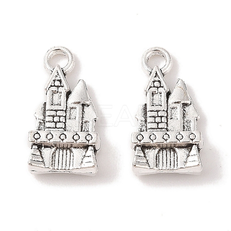 Tibetan Style Zinc Alloy Pendants X-TIBEP-R334-156AS-RS-1