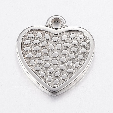 Non-Tarnish 304 Stainless Steel Textured Pendants LS-STAS-G172-39P-1