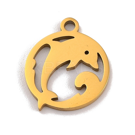 201 Stainless Steel Charms LS-STAS-U016-06G-01-1