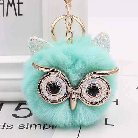 Pom Pom Ball Keychain KEYC-PW0002-033B-1