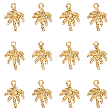 12Pcs 304 Stainless Steel Pendants STAS-HY0002-12-1