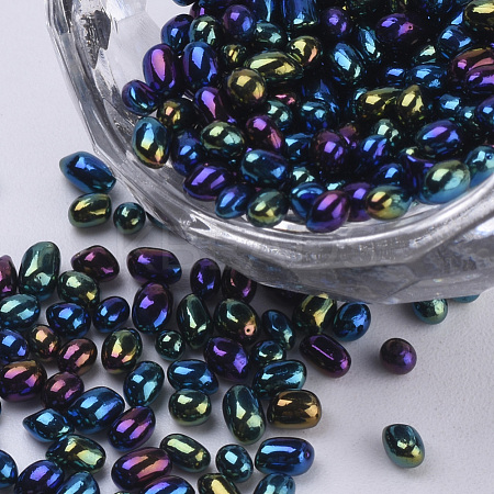 Plated Glass Seed Beads SEED-Q030-B-05-1