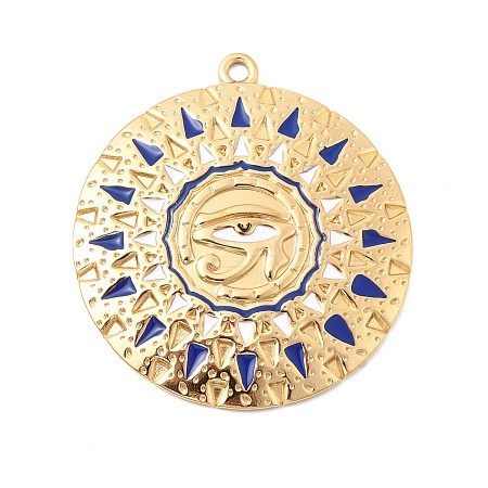 304 Stainless Steel Enamel Pendants STAS-H250-02G-02-1